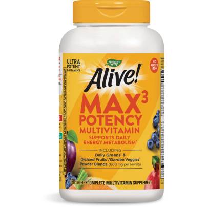 Alive! Multi-Vitamin (no iron added) 180 tablets