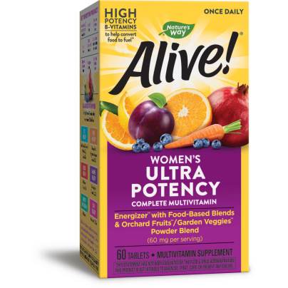 Alive! Once Daily Womens Multi (Ultra Potency) 60 tablets