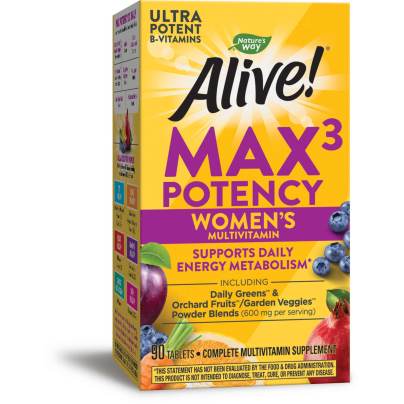 Alive! Womens Multi Max Potency 90 tablets