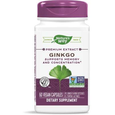 Ginkgo Standardized 60 capsules