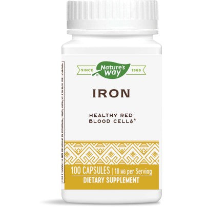 Iron 18mg 100 capsules