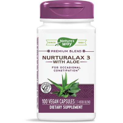 Nurturalax 3 with Aloe 100 capsules