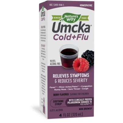 Umcka® Cold+Flu Syrup Berry 4 Ounces