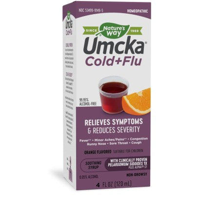 Umcka® Cold+Flu Syrup Orange 4 Ounces