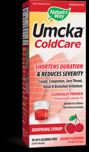 Umcka® ColdCare Alcohol Free Cherry Syrup 4 Ounces