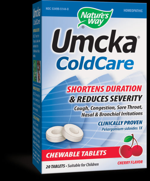 Umcka® ColdCare Cherry Flavor Chewable 20 Chewables