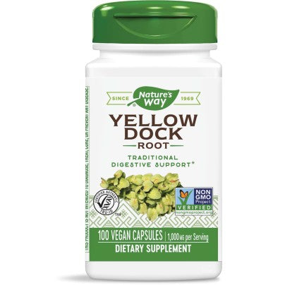 Yellow Dock Root 100 capsules