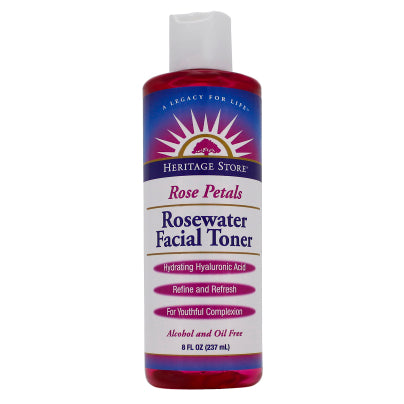 Rose Petals Rosewater Face Toner 8 Ounces