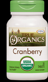 True Organics® Cranberry 30 tablets