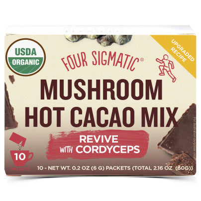 Mushroom Hot Cacao with Cordyceps 10 Packets