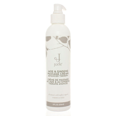 Jade and Ginseng Massage Cream - Advanced Therapy 8 Ounces