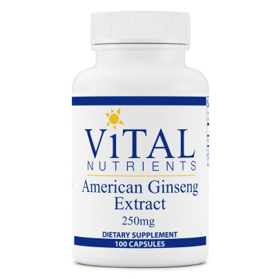 American Ginseng 250mg 100 capsules