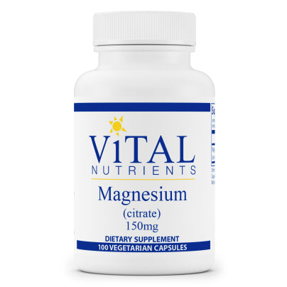 Magnesium Citrate 150mg 100 capsules