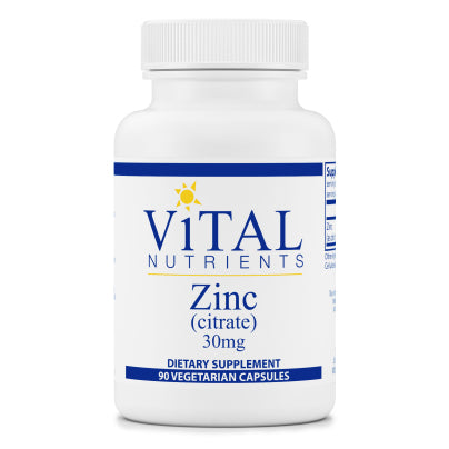 Zinc (Citrate) 30mg 90c 90 capsules