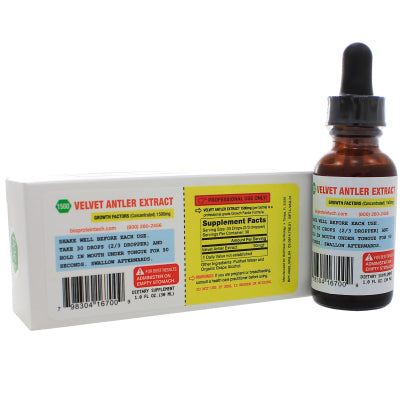 Velvet Antler Extract (VAE) 1500 1 Ounce