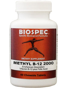 Methyl B-12 2000 60 tablets