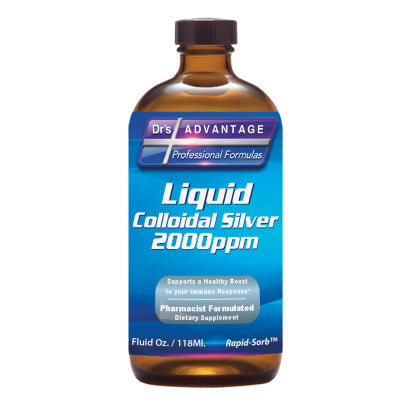 Liquid Colloidal Silver 2000ppm 2 ounces