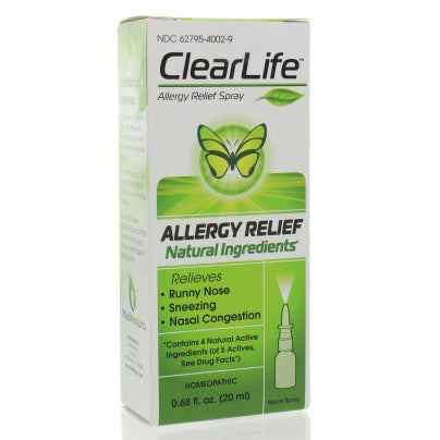 ClearLife Allergy Nasal Spray 20 Milliliters