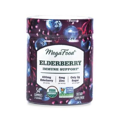 Elderberry Immune Support Gummies, Berry 54 Gummies