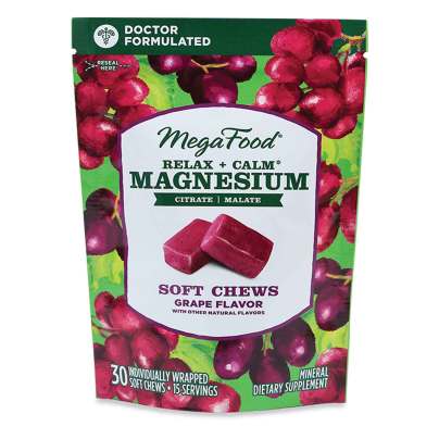 Relax + Calm Magnesium Soft Chews 30 Chewables