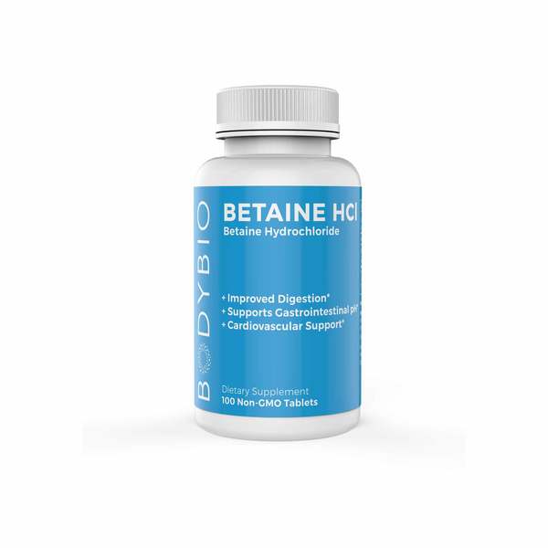 Betaine HCl 324mg 100 tablets