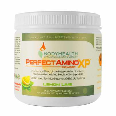 PerfectAmino XP Powder, Lemon Lime 6.97 Ounces