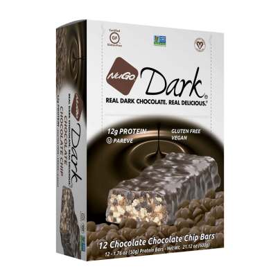 NuGo Dark - Chocolate Chocolate Chip 12 bars