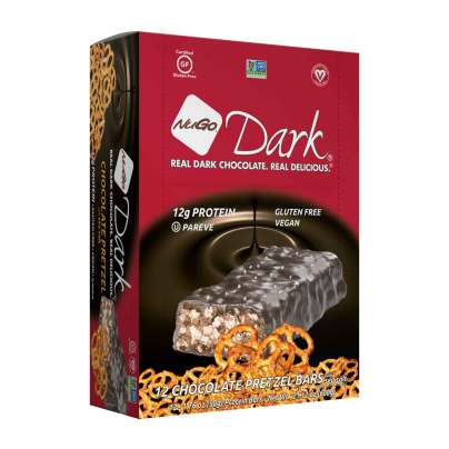 NuGo Dark - Chocolate Pretzel 12 bars