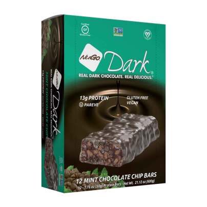 NuGo Dark - Mint Chocolate Chip 12 bars