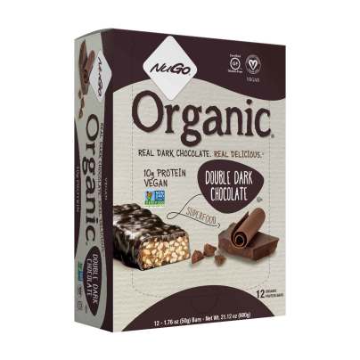NuGo Organic - Double Dark Chocolate 12 bars