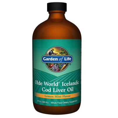 Cod Liver Oil Liquid 8 Ounces