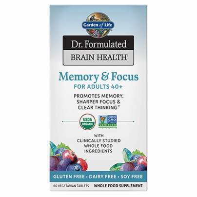 Dr. Formulated Brain Health Memory & Focus for Adults 40+ 60 tablets