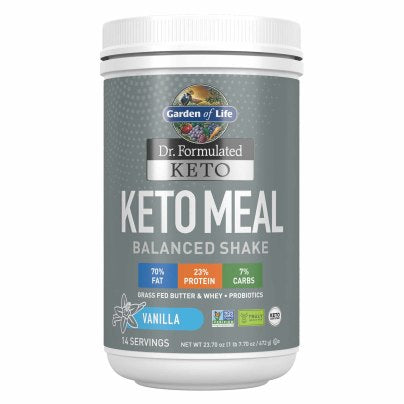 Dr. Formulated Keto Meal Vanilla Powder 672 Grams