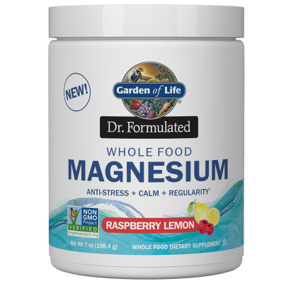 Dr. Formulated Whole Food Magnesium Raspberry-Lemon 198.4 Grams