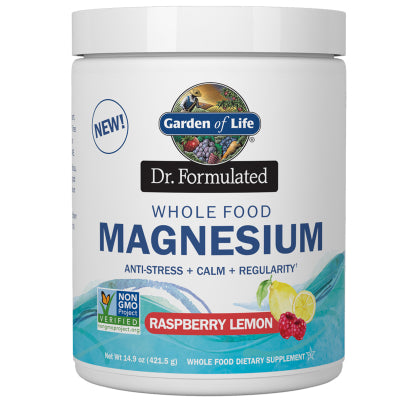 Dr. Formulated Whole Food Magnesium Raspberry-Lemon 421.5 Grams