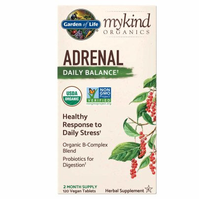 mykind Organics Adrenal Daily Balance 120 tablets