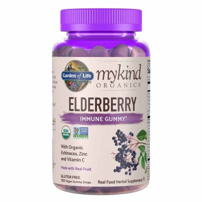myKind Organics Elderberry 120 gummies