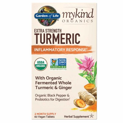 mykind Organics Extra Strength Turmeric Inflammatory Response 60 tablets