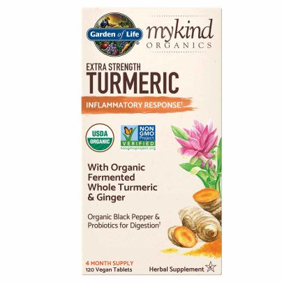 mykind Organics Extra Strength Turmeric Inflammatory Response 120 tablets