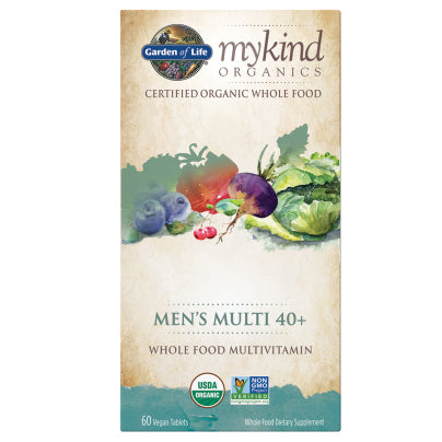 Mykind Organics Mens Multi 40+ 60 tablets