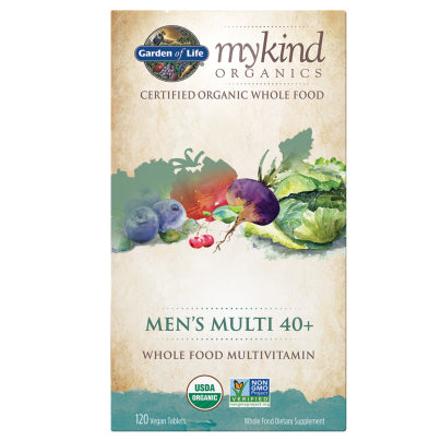 Mykind Organics Mens Multi 40+ 120 tablets