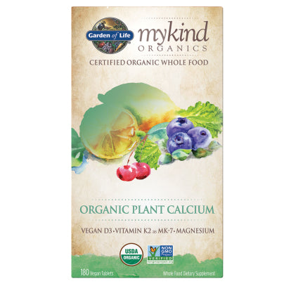 Mykind Organics Plant Calcium 180 tablets