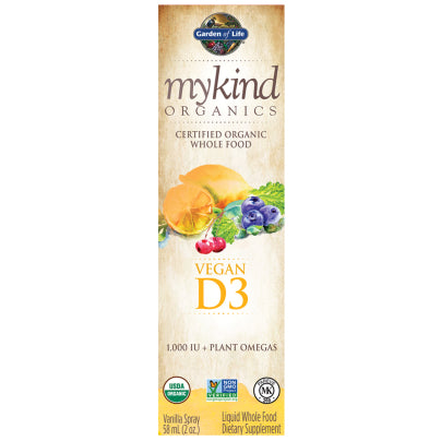 Mykind Organics Vegan D3 Spray 2 ounces