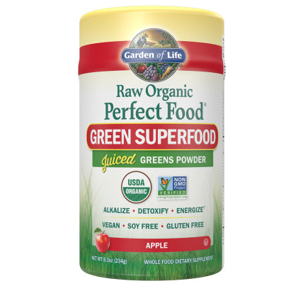 Perfect Food Raw-Real Raw Organic Apple Powder 224 Grams
