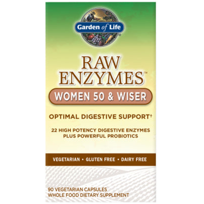 RAW Enzymes Women 50 and Wiser 90 capsules