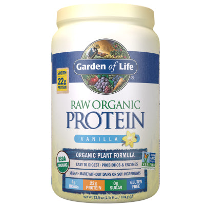 RAW Organic Protein - Real Raw Vanilla 631 Grams