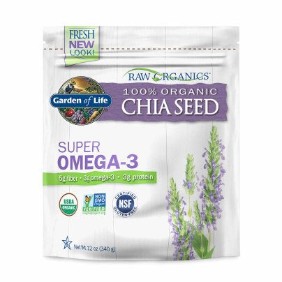 Raw Organics Chia Seed 340 Grams
