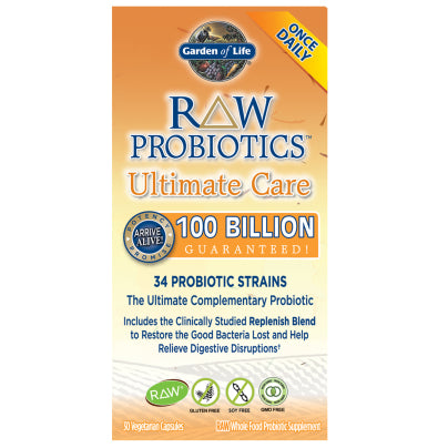 RAW Probiotics Ultimate Care 30 capsules