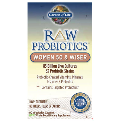 RAW Probiotics Women 50 and Wiser 90 capsules