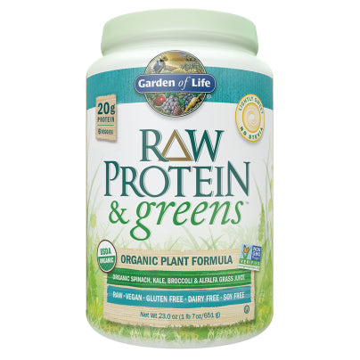 Raw Protein and Greens Light Sweet Powder 651 Grams